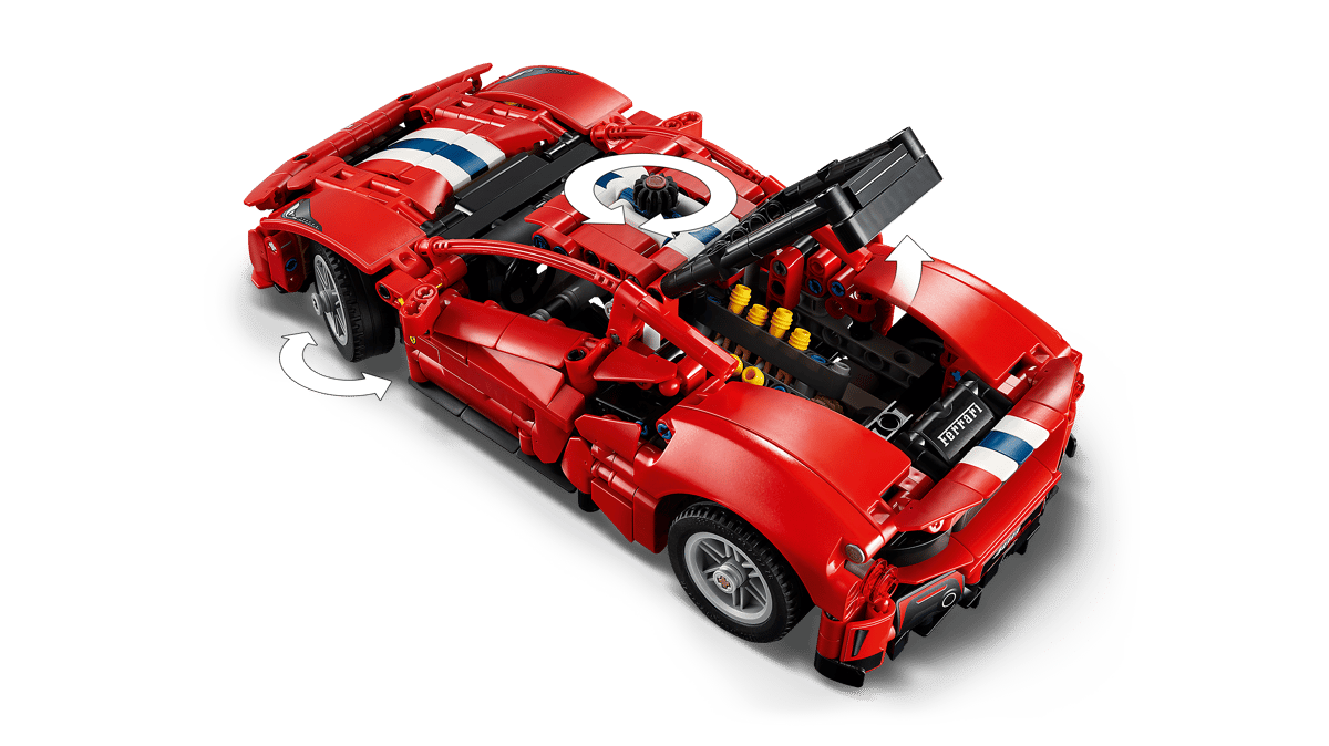 LEGO 42235 Technic Ferrari 488 Pista Car | 882 PCS