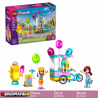 LEGO 42692 Friends Ice Cream & Balloon Stand | 107 PCS