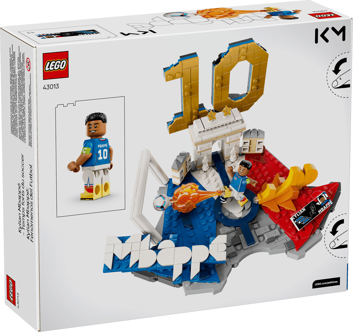 LEGO 43013 Editions Kylian Mbappé – Soccer Highlights | 490 PCS