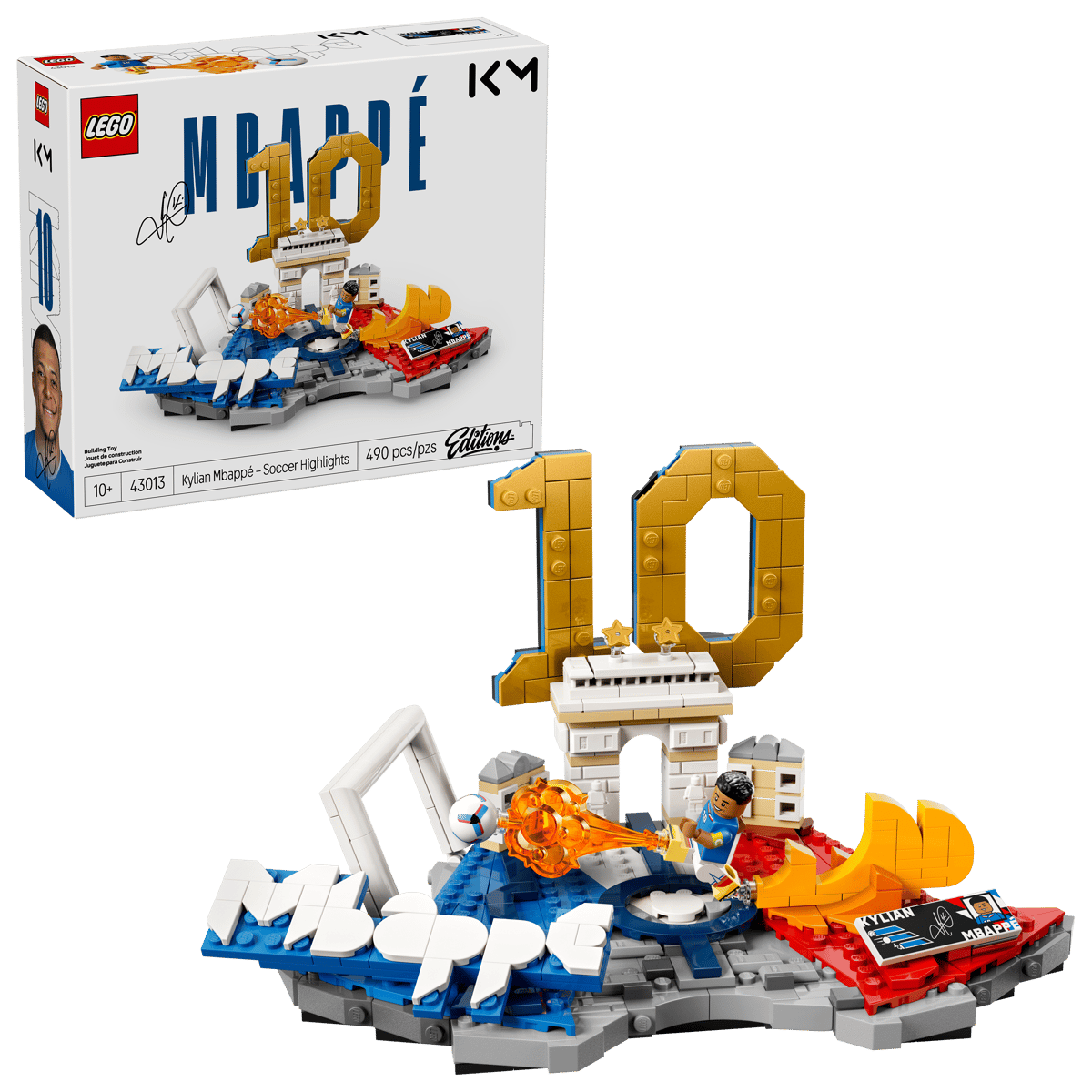 LEGO 43013 Editions Kylian Mbappé – Soccer Highlights | 490 PCS