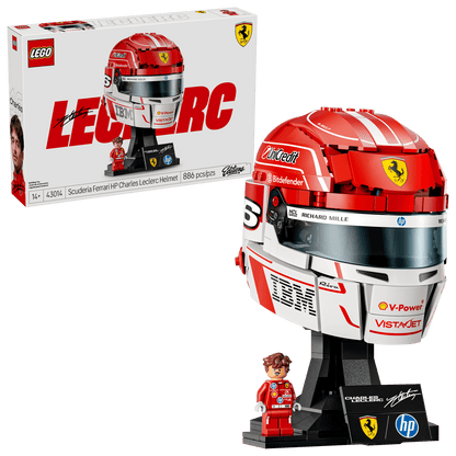 LEGO 43014 Editions Scuderia Ferrari HP Charles Leclerc Helmet | 886 PCS