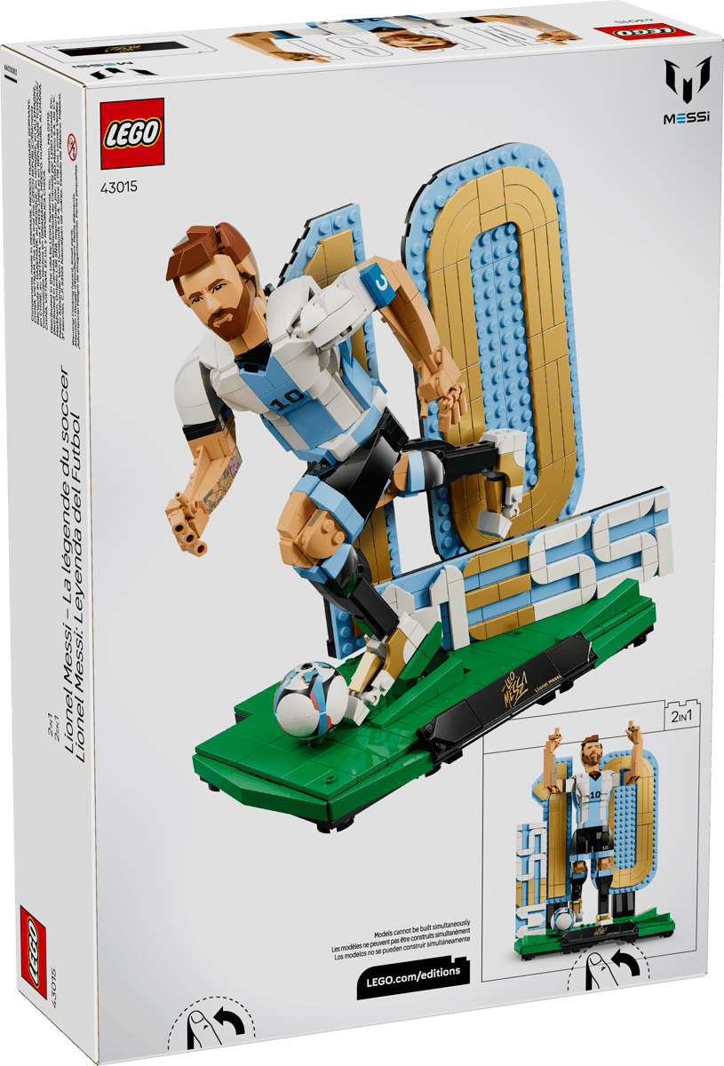 LEGO 43015 Editions Lionel Messi – Soccer Legend | 958 PCS