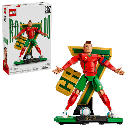 LEGO 43016 Editions Cristiano Ronaldo – Soccer Legend | 854 PCS