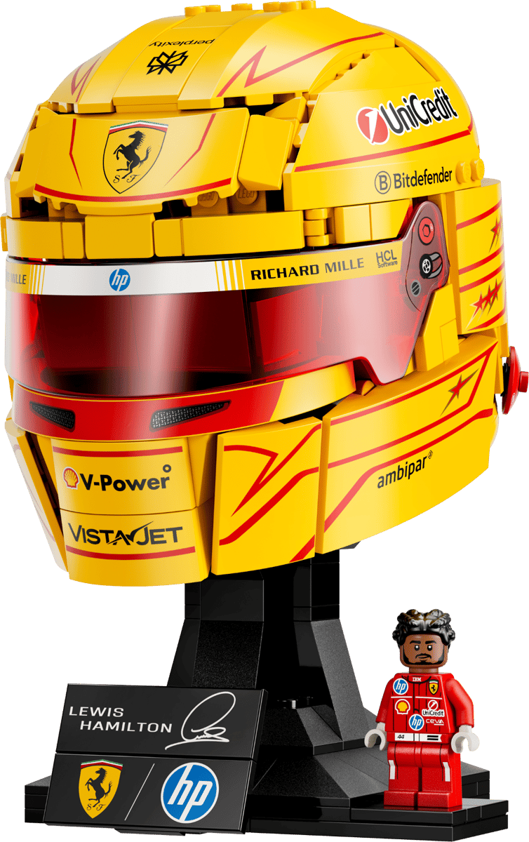 LEGO 43022 Editions Scuderia Ferrari HP Lewis Hamilton Helmet | 884 PCS