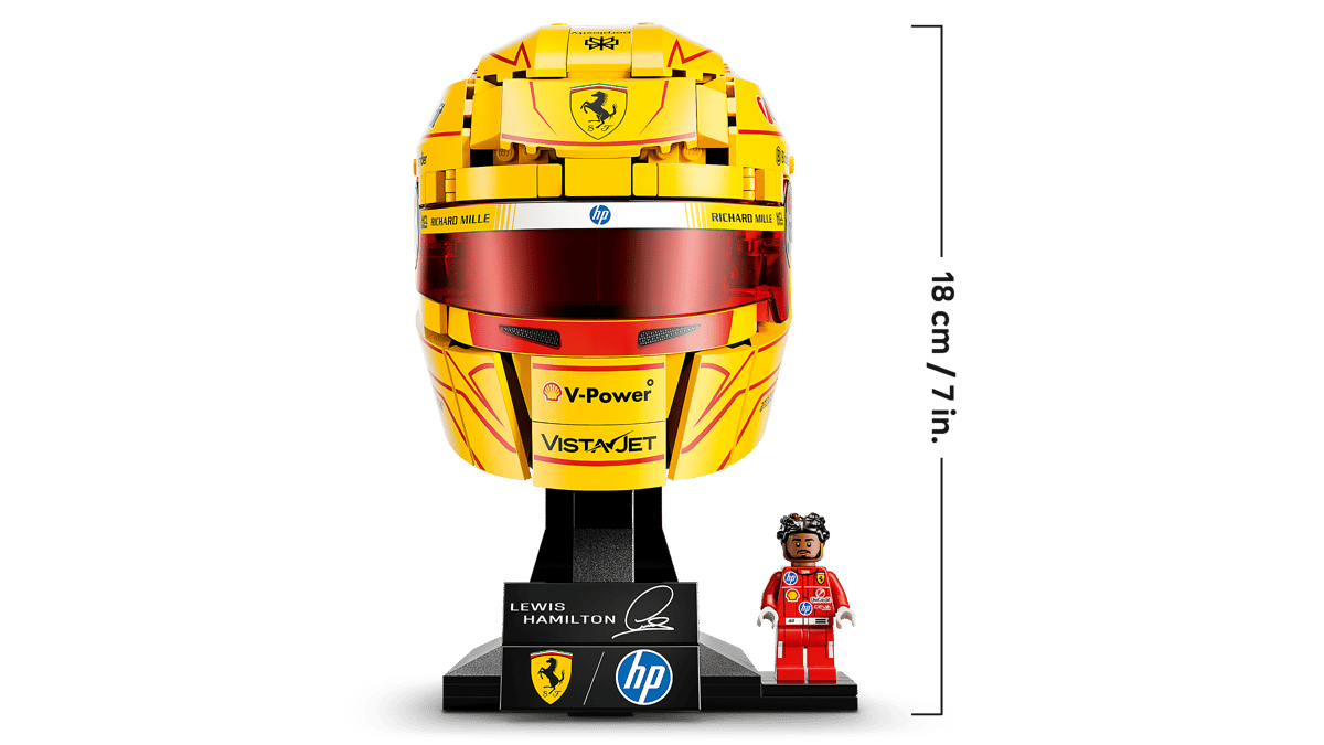 LEGO 43022 Editions Scuderia Ferrari HP Lewis Hamilton Helmet | 884 PCS