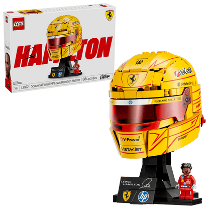 LEGO 43022 Editions Scuderia Ferrari HP Lewis Hamilton Helmet | 884 PCS