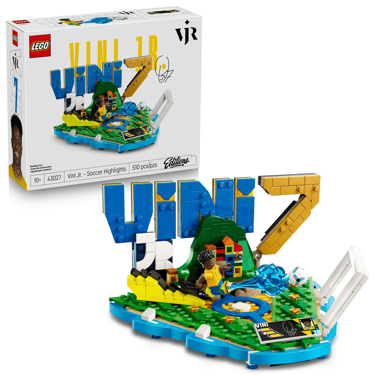 LEGO 43027 Editions Vini Jr. – Soccer Highlights | 510 PCS