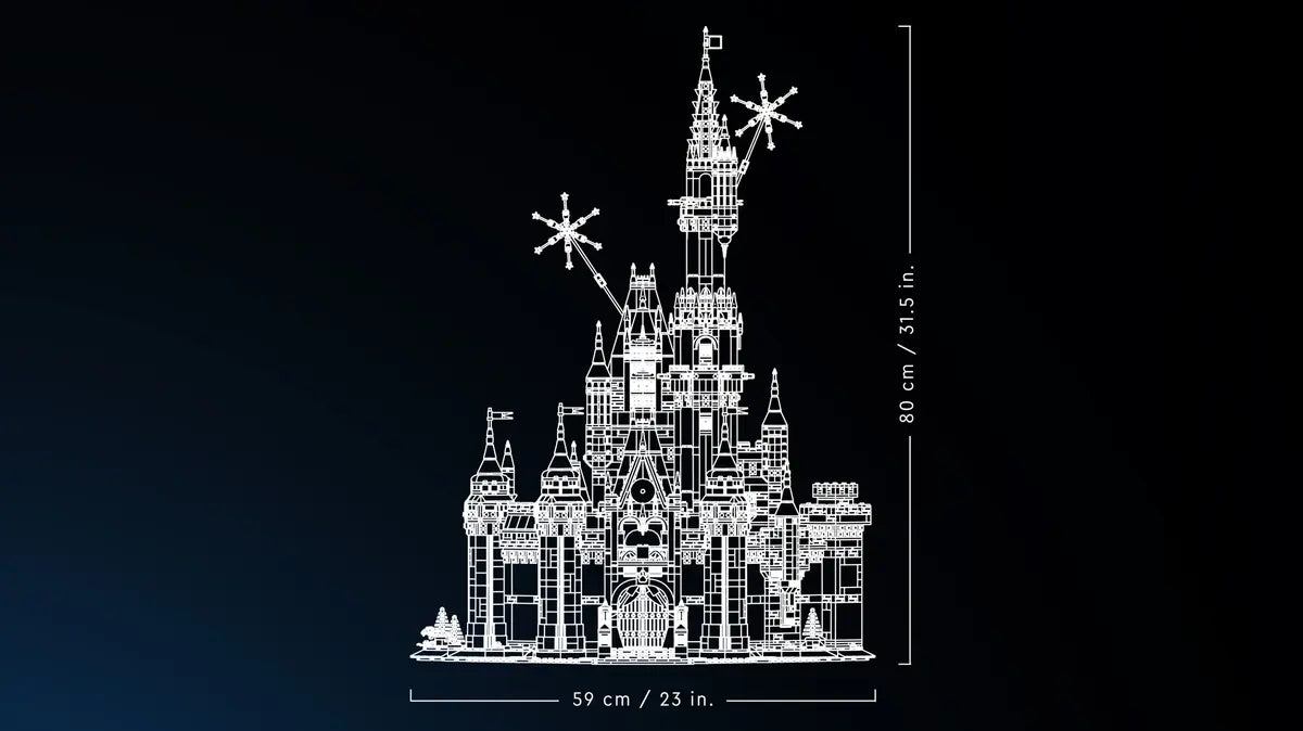 43222 Disney Castle | 4837 PCS