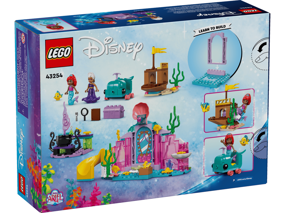 LEGO 43254 Disney Ariel's Crystal Cavern | 141 PCS | Retired