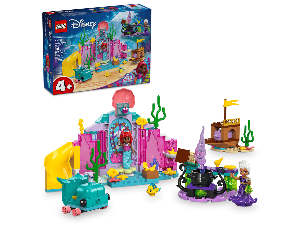 LEGO 43254 Disney Ariel's Crystal Cavern | 141 PCS | Retired