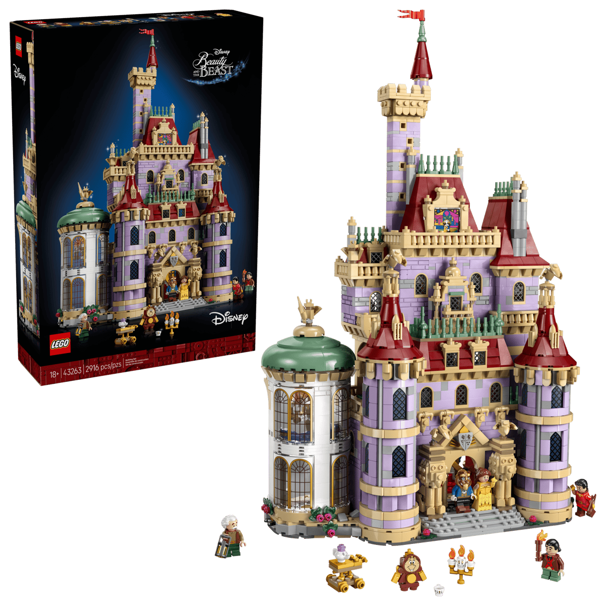 LEGO 43263 Disney Beauty and the Beast Castle | 2916 PCS