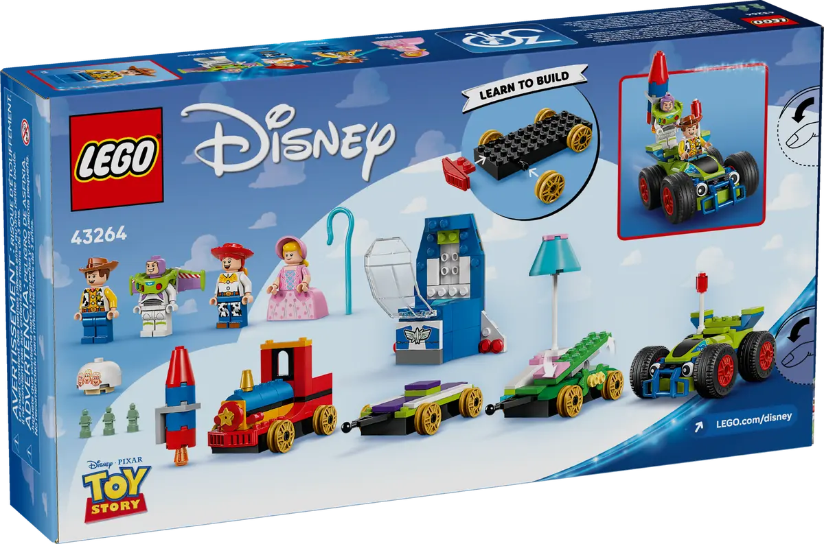 LEGO 43264 Disney Toy Story Celebration Train & RC Car | 206 PCS