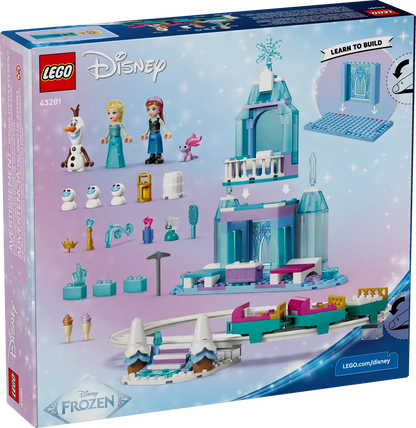 LEGO 43281 Disney Elsa's Ice Castle & Snow Ride Adventure | 216 PCS