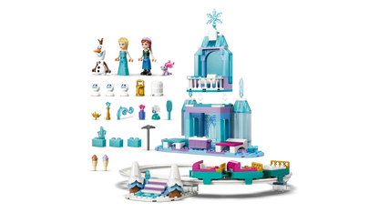 LEGO 43281 Disney Elsa's Ice Castle & Snow Ride Adventure | 216 PCS