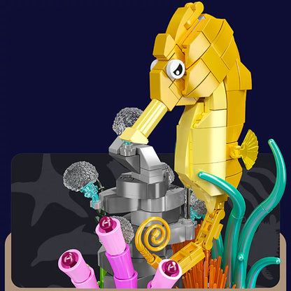 Mould King 10100 Seahorse Music Box with Lightning Building Toy Set | 424 PCS