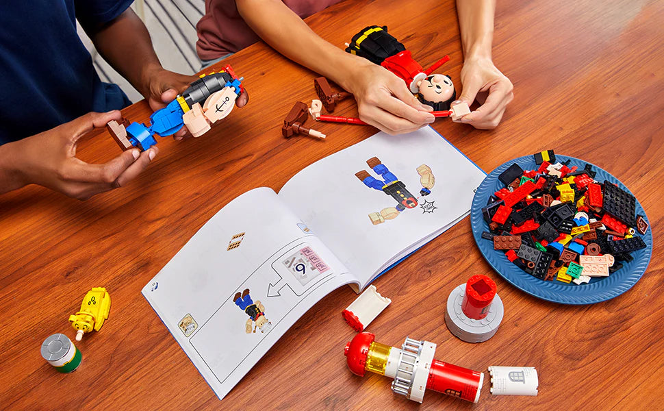 Pantasy 86401 Popeye With Olive Building Toy Set |1500 PCS