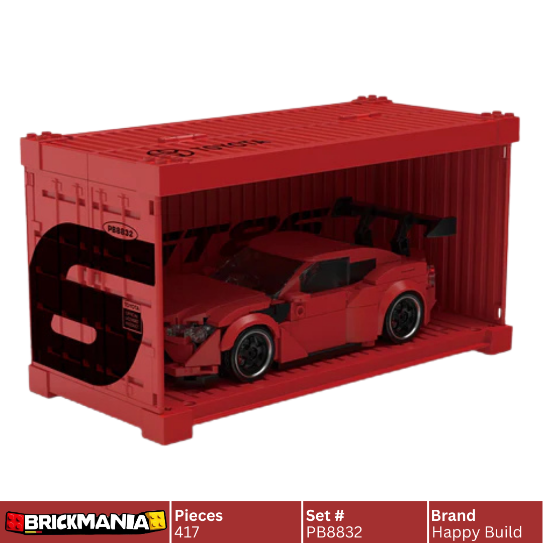 Happy Build PB8832 Toyota™ GT86 Building Toy Set | 417 PCS | Buildable Car with Display Container