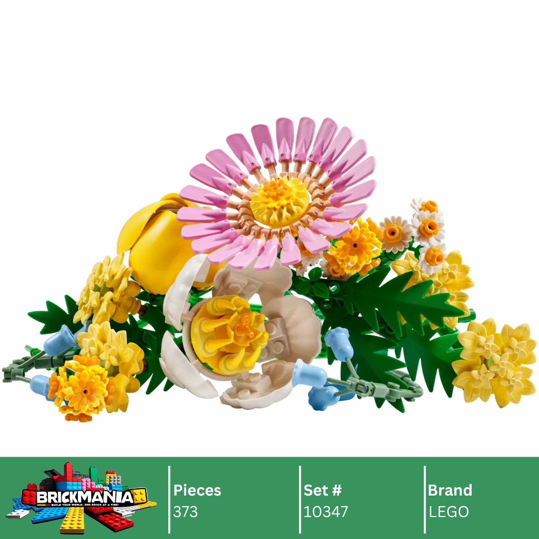LEGO 10347 Botanicals Petite Sunny Bouquet | 373 PCS – Brickmania