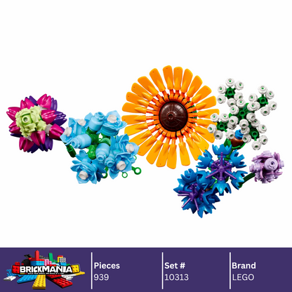 LEGO 10313 Botanicals Wildflower Bouquet | 939 PCS
