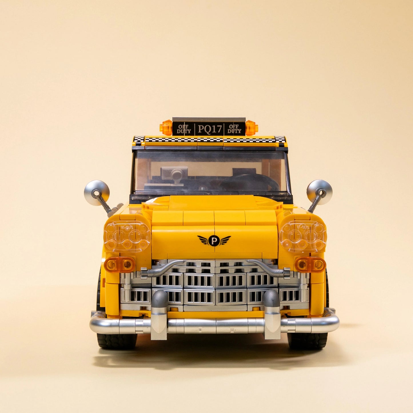 Pantasy 85017 Retro Collection New York Yellow Cab Building Toy Set | 1601 PCS