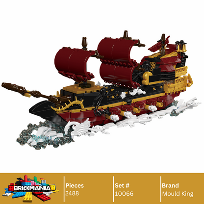 Mould King 10066 Queen Revenger Ship-In-a-Bottle Building Set | 2,488 PCS