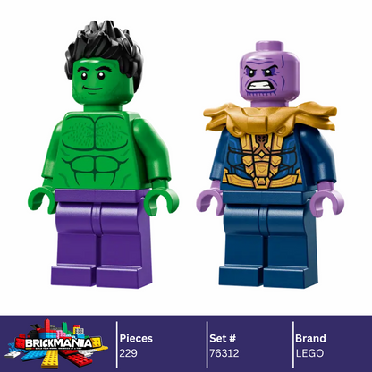 LEGO 76312 Marvel The Hulk Truck vs. Thanos | 229 PCS