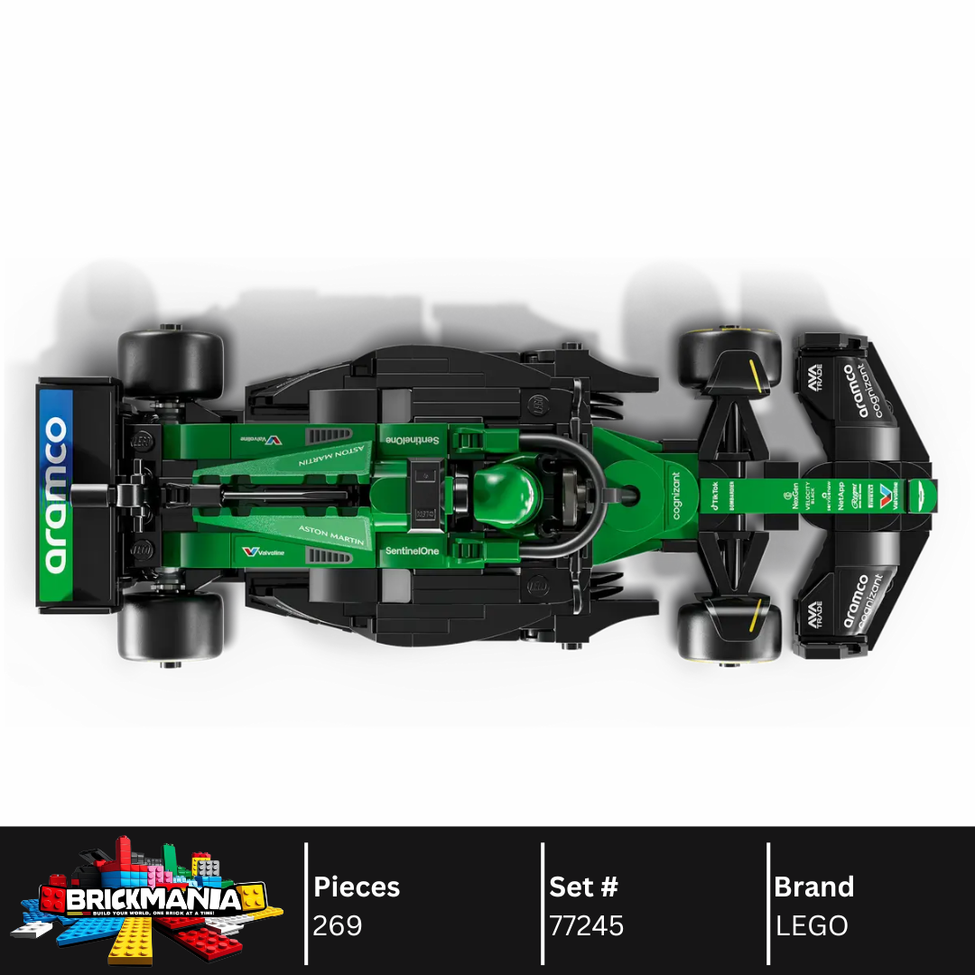 LEGO 77245 Aston Martin Aramco F1® AMR24 Race Car | 269 PCS