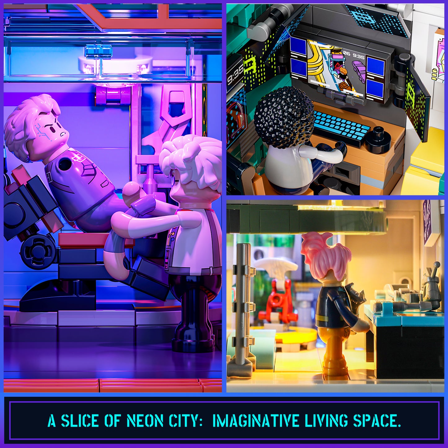 Lumibricks F9042 Apartment Building Toy Set | 2524 PCS