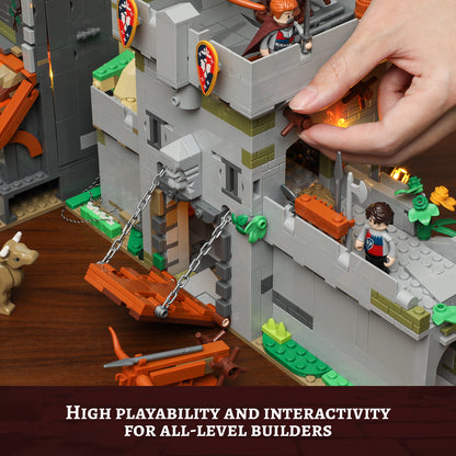 Lumibricks F9027 Medieval Watchtower Building Toy Set | 1625 PCS