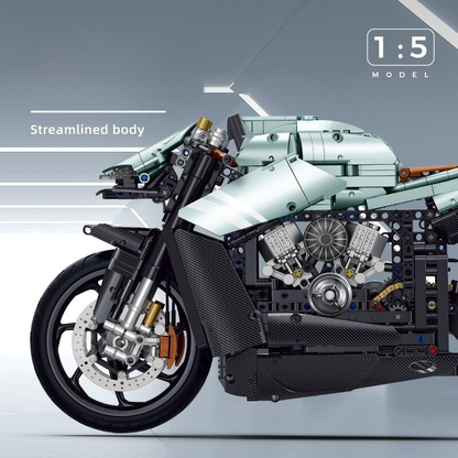 GULY 60505 Aston Martin Motorcycle Building Set | 2176 PCS