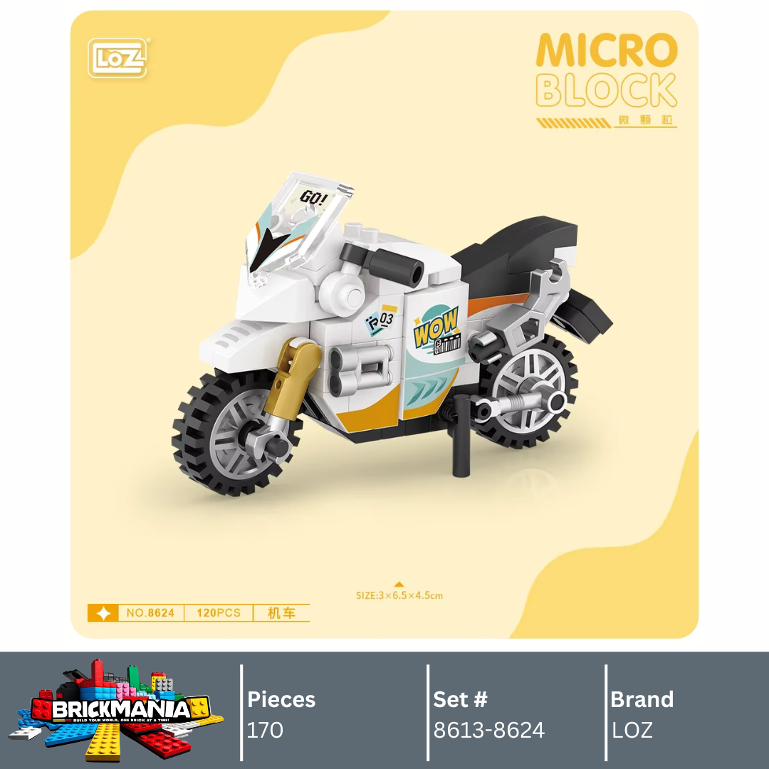 LOZ 8613-8624 Creative Vehicle Mini Building Toy Sets – Brickmania LOZ 8613-8624 Creative Vehicle Mini Building Toy Sets – Brickmania