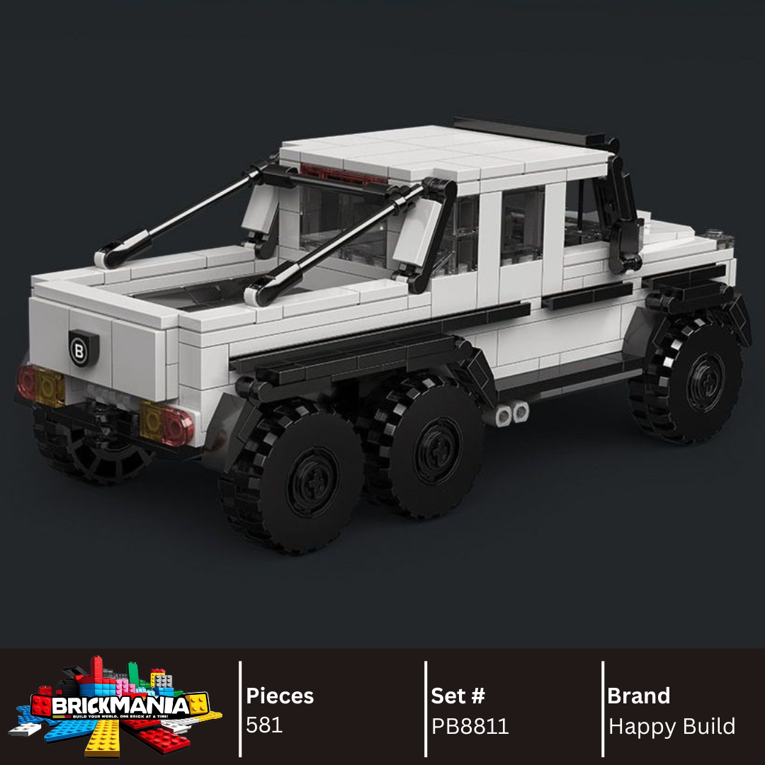Happy Build PB8811 Mercedes-Benz G63 Building Toy Set | 581 PCS | Buildable Car with Display Container