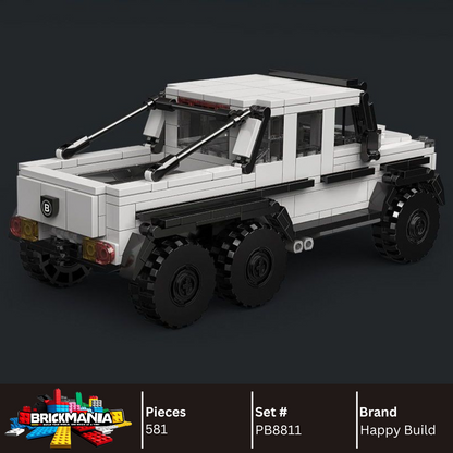 Happy Build PB8811 Mercedes-Benz G63 Building Toy Set | 581 PCS | Buildable Car with Display Container