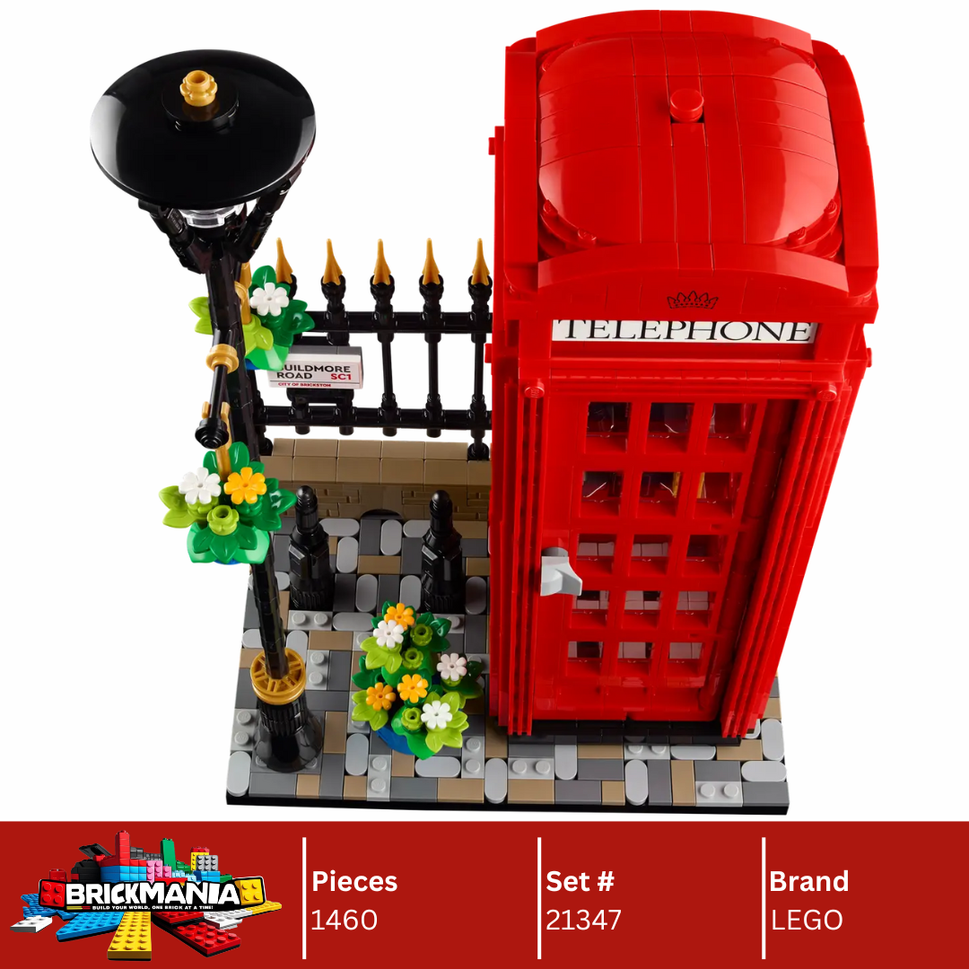 LEGO 21347 Red London Telephone Box | 1460 PCS