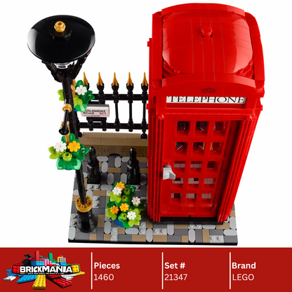 LEGO 21347 Red London Telephone Box | 1460 PCS