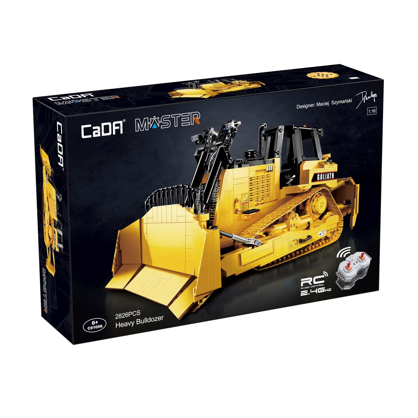 CaDA C61056W Goliath Bulldozer Building Toy Set | 2826 PCS
