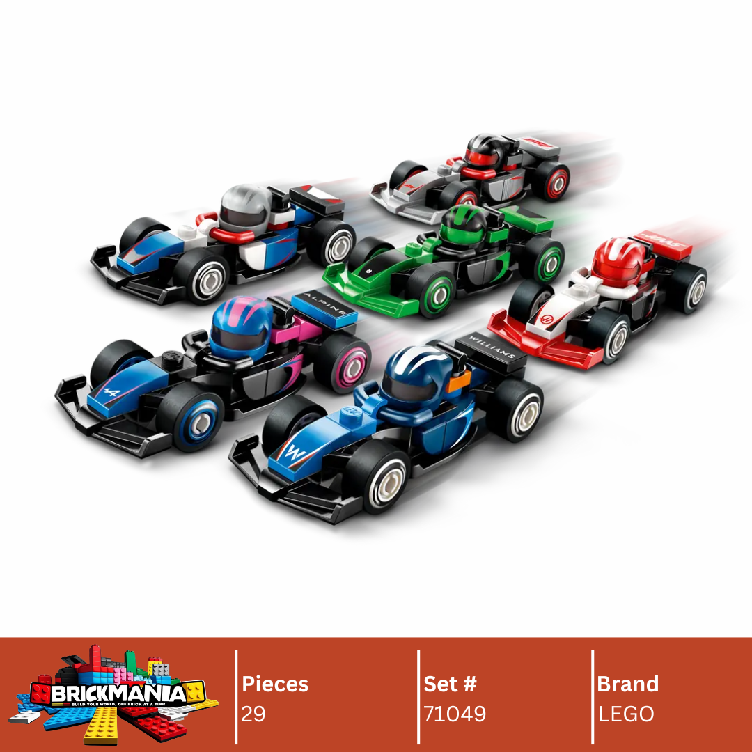 LEGO 71049 Minifigures F1® Collectible Race Cars | 29 PCS