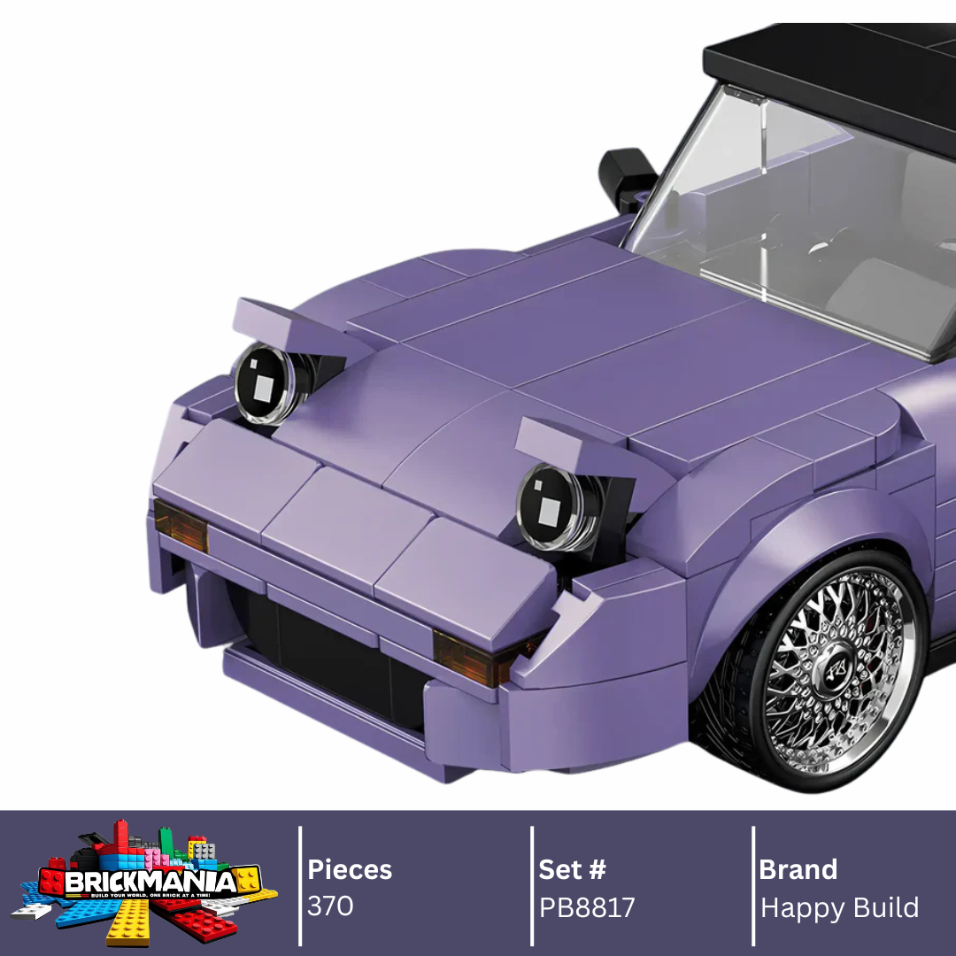 Happy Build PB8817 Mazda MX-5 Building Toy Set | 370 PCS | Buildable Car with Display Container