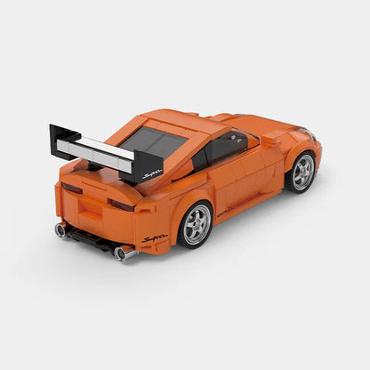 Happy Build PB8815 Toyota™ Supra A80 Building Toy Set | 439 PCS | Buildable Car with Display Container
