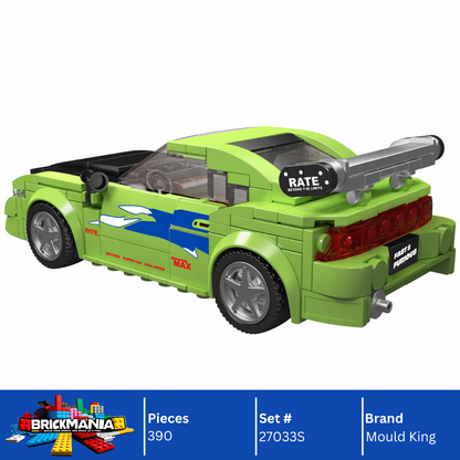 Mould King 27033S Eclipse GS Green Model Car Building Toy Set | 390 PCS
