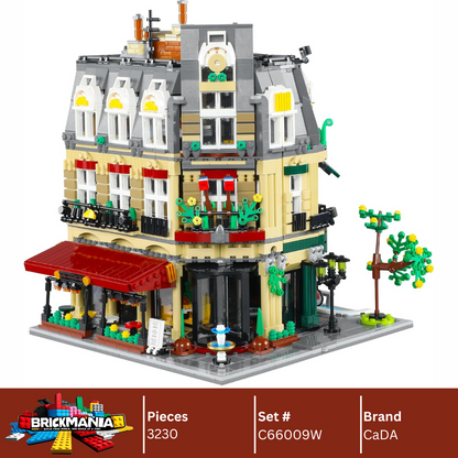 CaDA C66009W Paris Restaurant Building Toy Set | 3230 PCS