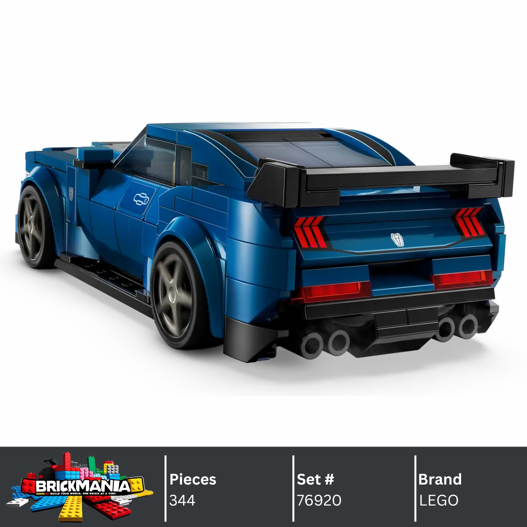 LEGO 76920 Speed Champions Ford Mustang Dark Horse Sports Car | 344 PCS