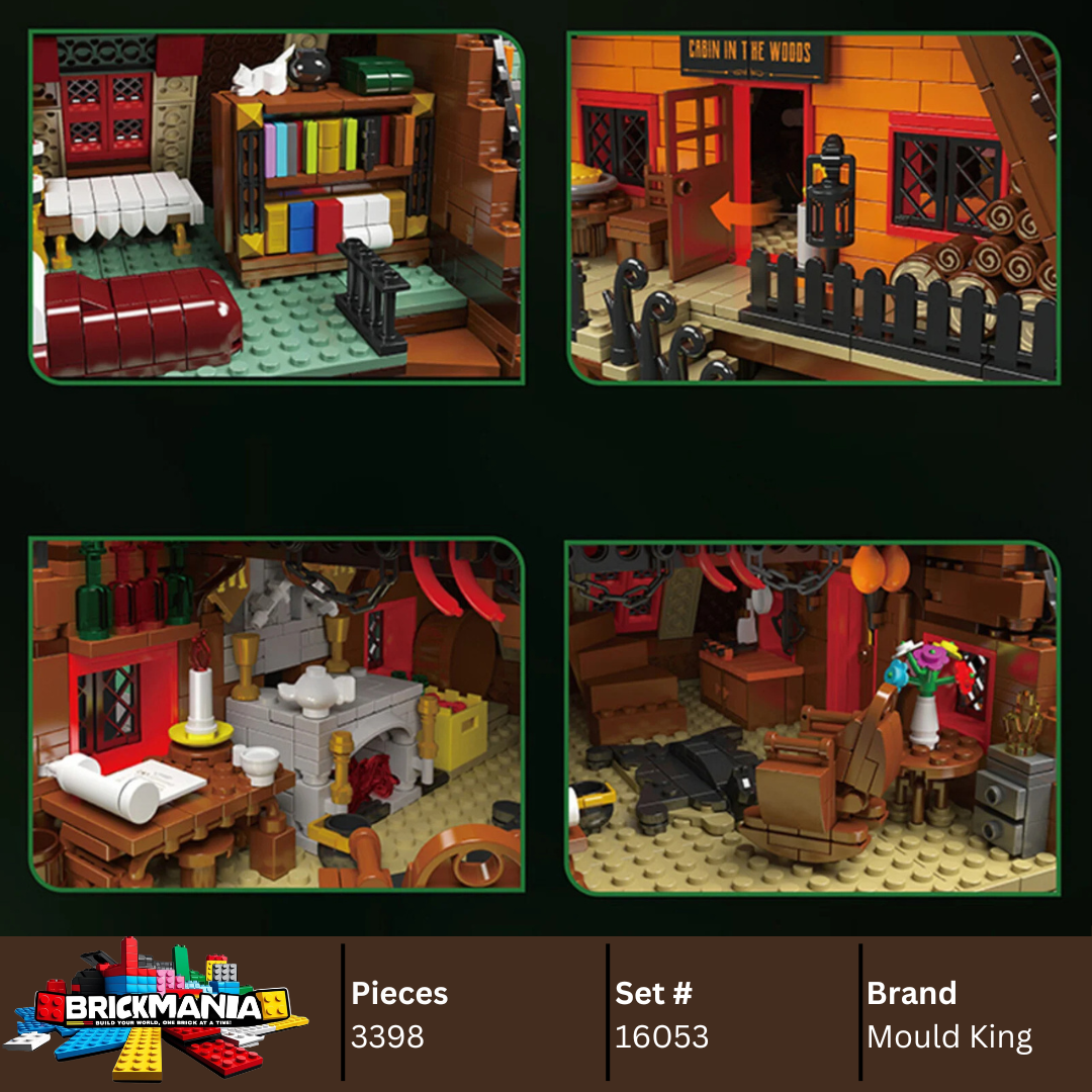 Mould King 16053 Cabin in The Woods Building Toy Set | 3,398 PCS