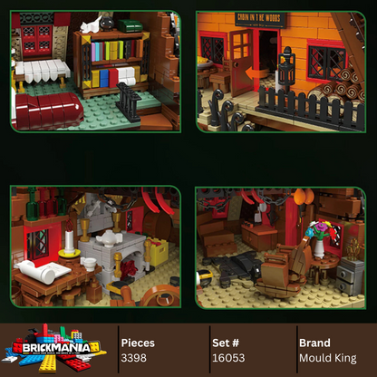 Mould King 16053 Cabin in The Woods Building Toy Set | 3,398 PCS