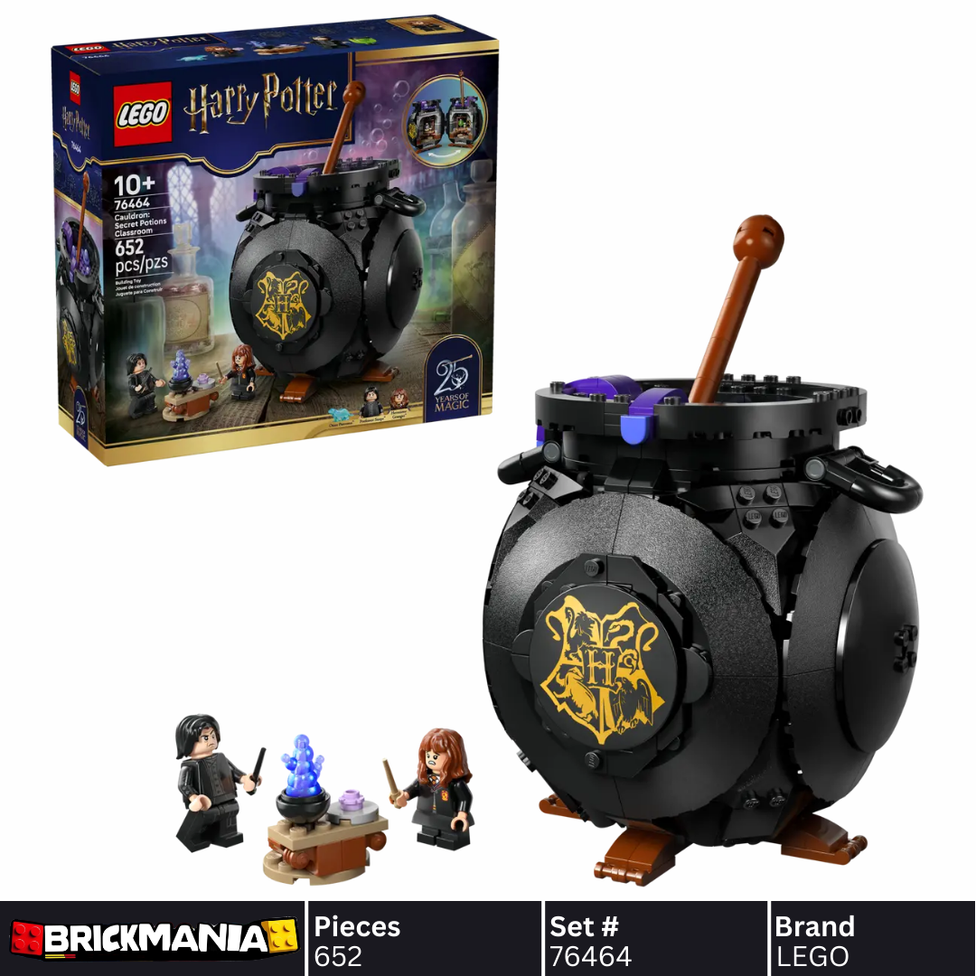 LEGO 76464 Harry Potter Cauldron: Secret Potions Classroom | 652 PCS