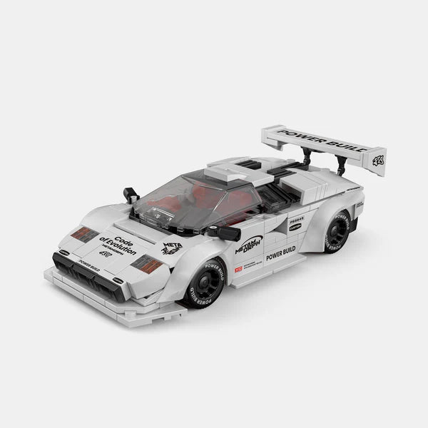 Happy Build PB8845 Lamborghini Conanche Building Toy Set | 338 PCS | Buildable Car with Display Container