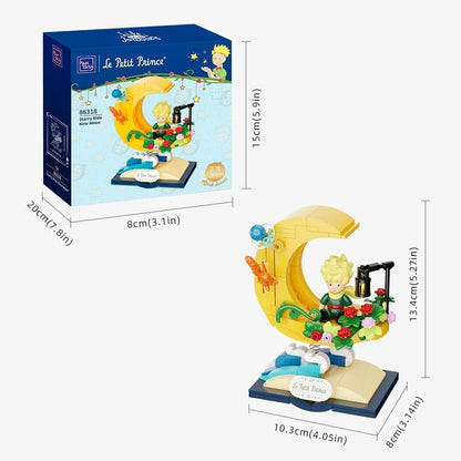 Pantasy 86318 Le Petit Prince Starry Ride New Moon Building Toy Set | 192 PCS