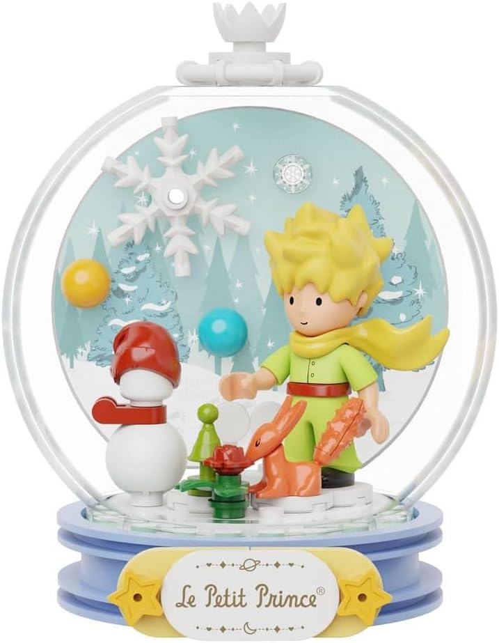 Pantasy 86333 Le Petit Prince Crystal Ball Series Winter Melody Building Toy Set |300 PCS