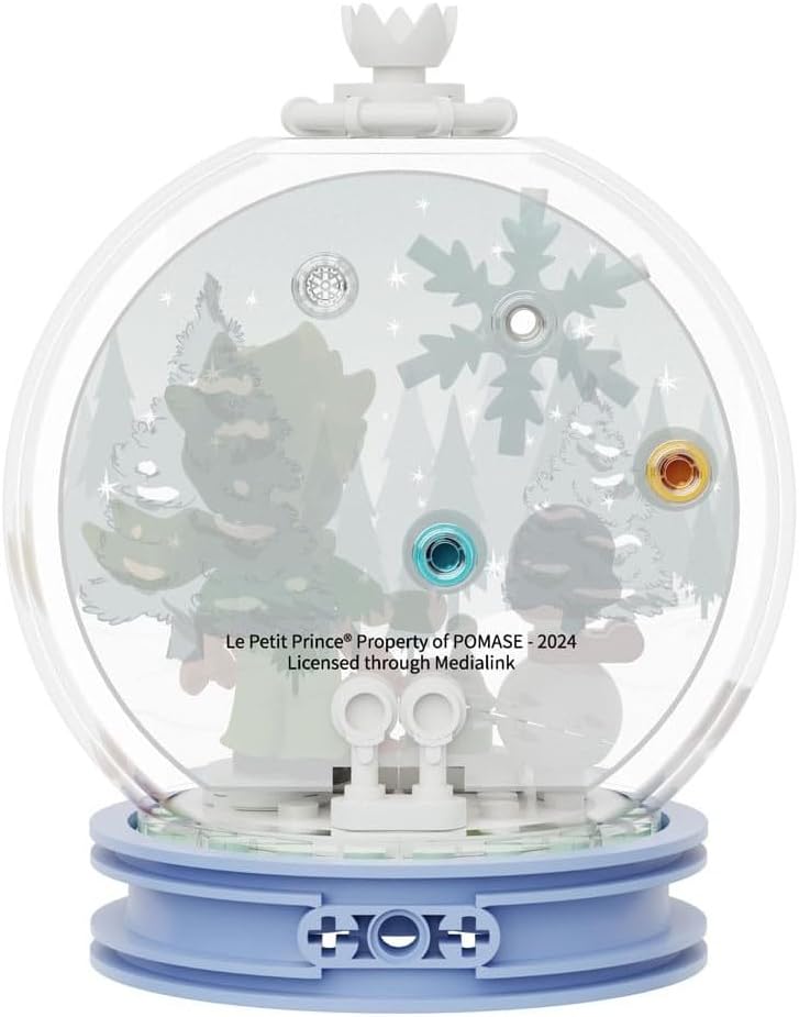 Pantasy 86333 Le Petit Prince Crystal Ball Series Winter Melody Building Toy Set |300 PCS