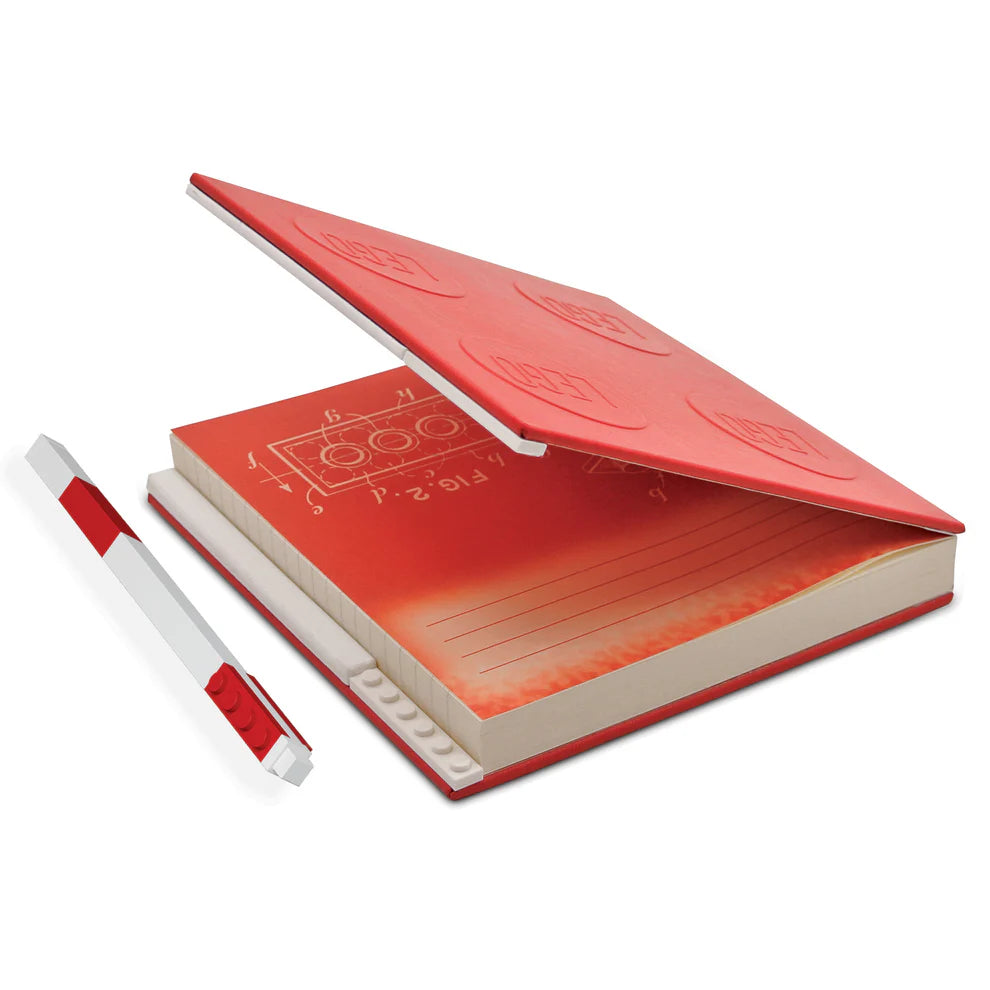 LEGO 53564 Stationery Locking Notebook with Gel Pen in Box Red